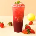 Strawberry fruit tea