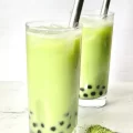 Matcha milk tea